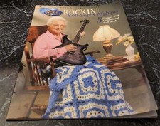 CU8 ANNIE'S ATTIC 2005, ROCKIN' ROLL-STITCH AFGHANS CROCHET PATTERN LEAFLET