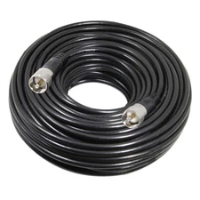 RG8x Coaxial Cable 100 ft, CB Coax Cable, UHF PL259 Male to Male Low Loss CB