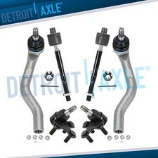 6pc Front Inner Outer Tie Rods Lower Ball Joints Kit for 2016 - 2019 Honda Civic