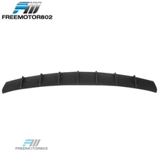 Fits 16-21 Honda Civic 10th Sedan 4Dr V Style Rear Roof Spoiler ABS Matte Black