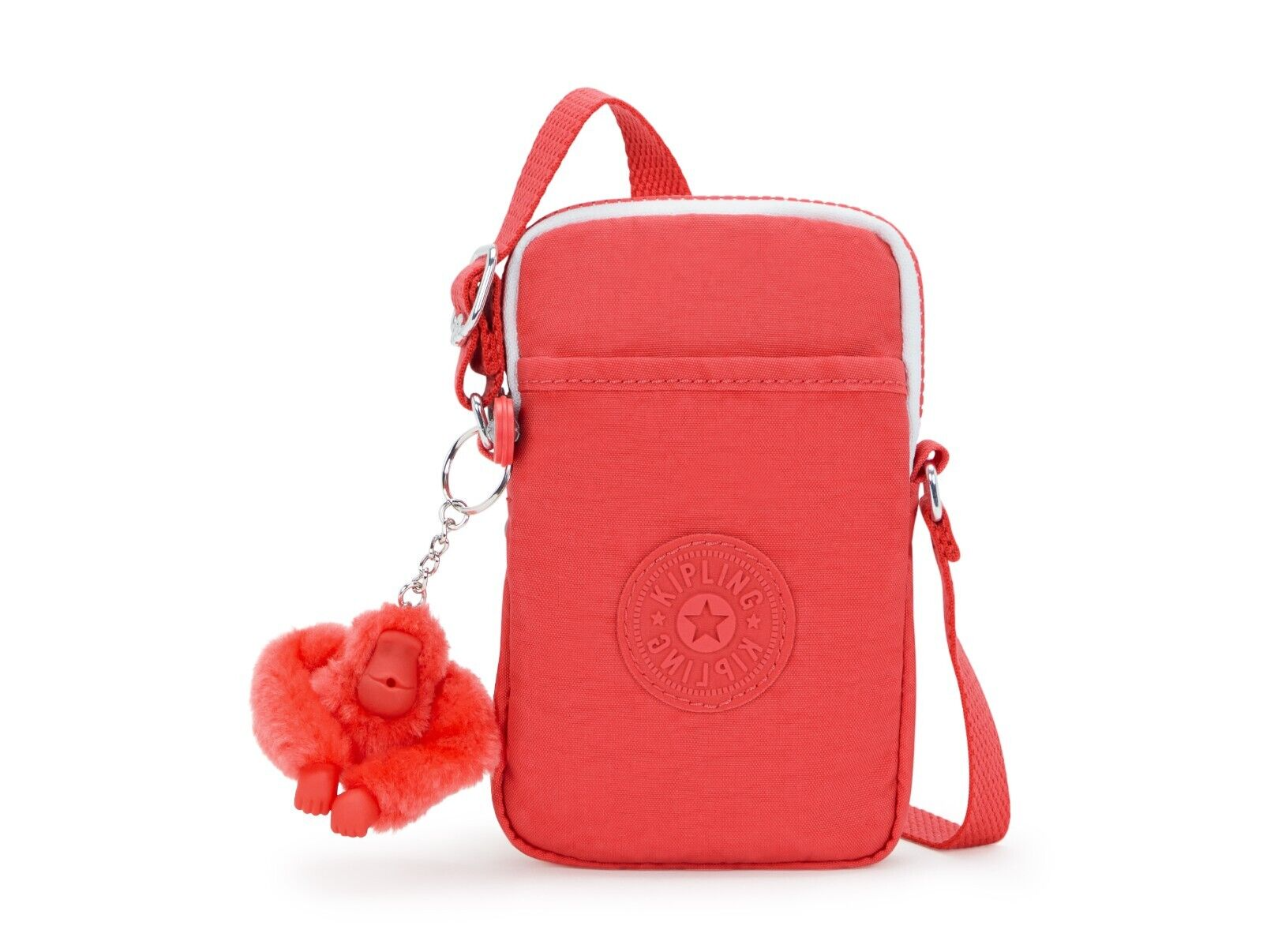 Kipling TALLY Phone Bag With Adjustable Crossbody Strap - Almost Coral RRP £39