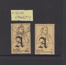 1974 7c Independent Newspaper Variety: Stogey / Cigar  in mouth ACSC 679e used.