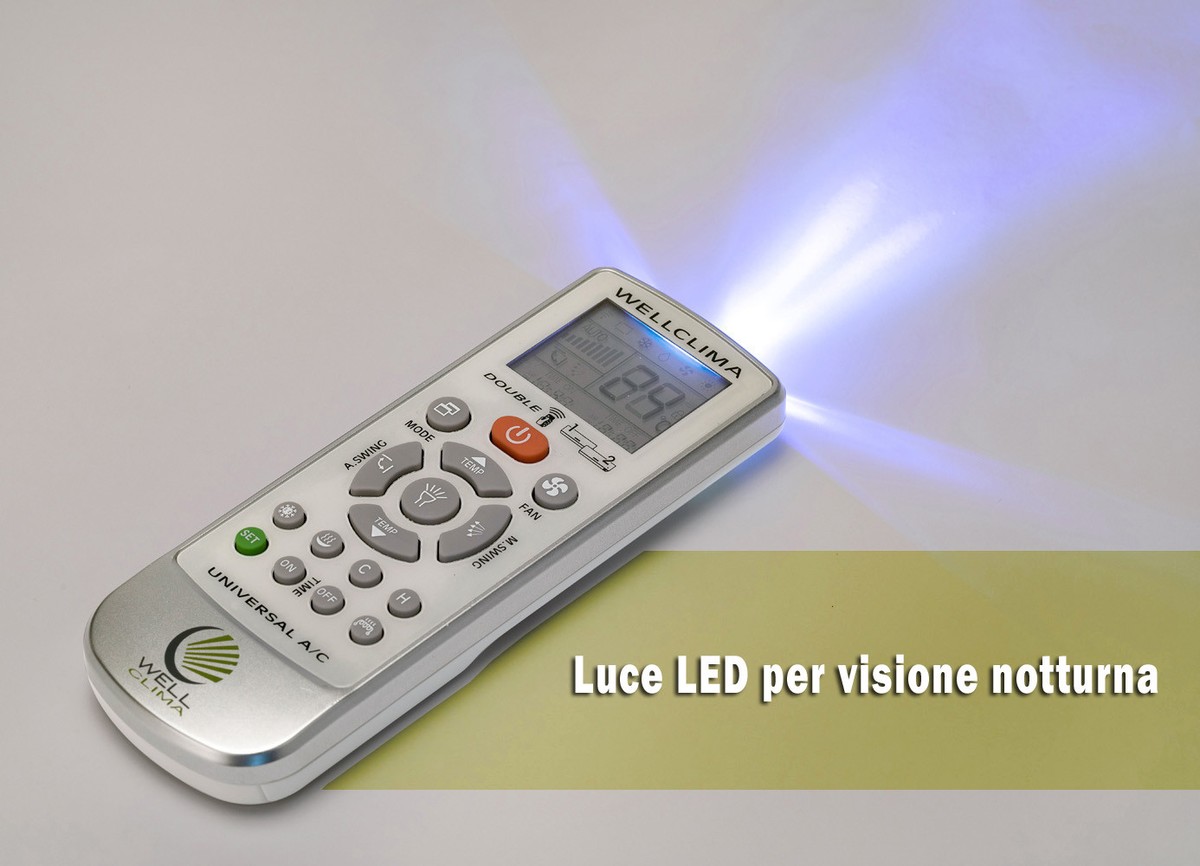 Telecomando Universale Per Climatizzatori - Compatibile Con LG, Daikin, Hitachi E Altri - Foto 9