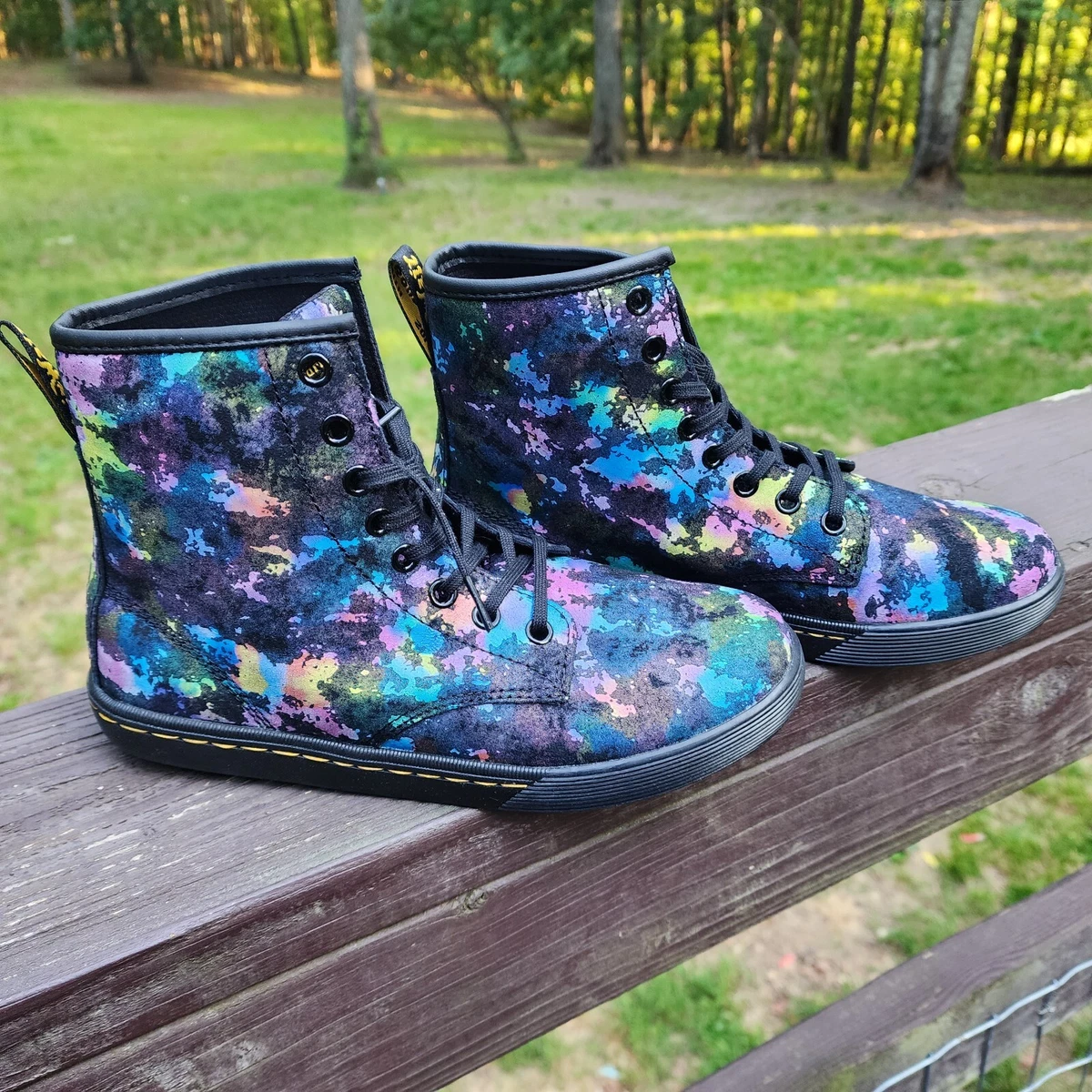 Dr martens top black sheridan boots
