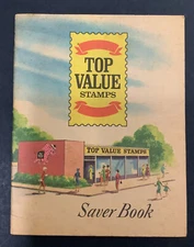 Vintage Top Value Stamp Saver Booklet Empty