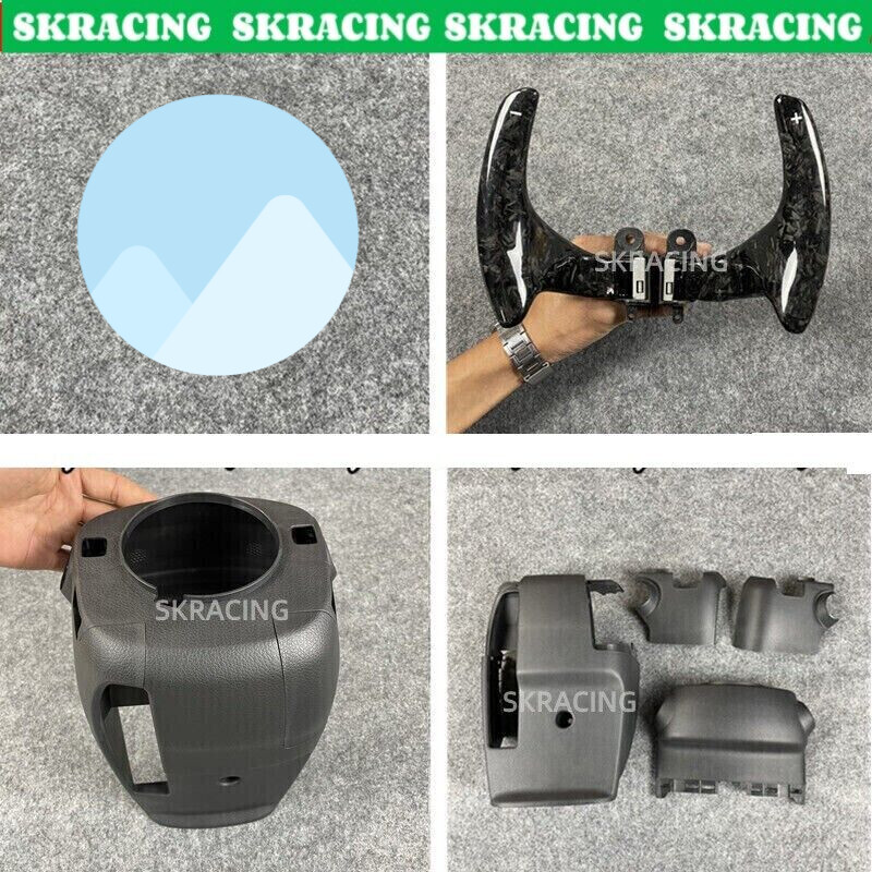 Forged Carbon Fiber Paddle Shifters Replacement Set For Infiniti Q50 2014-2021