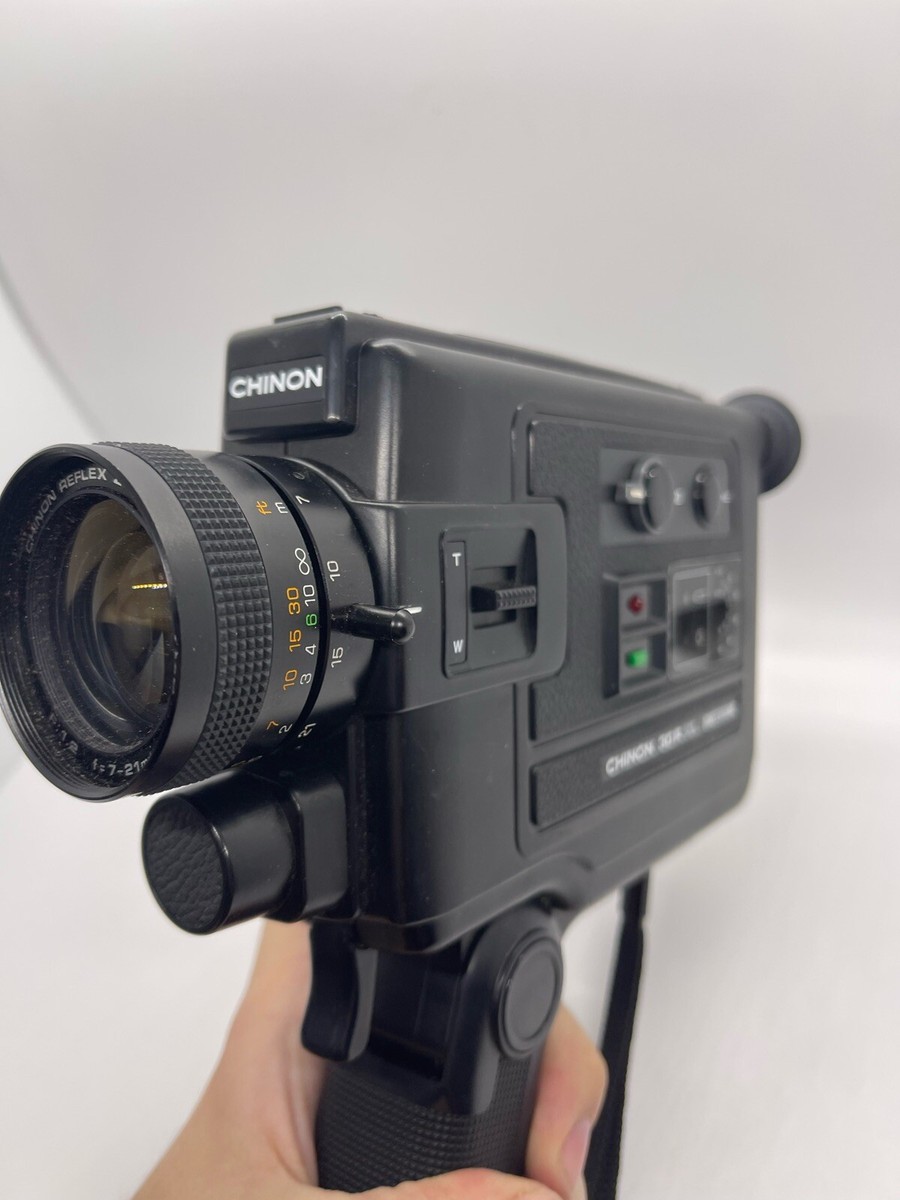 Chinon 30R XL Direct Sound Super 8 Film Movie Camera Zoom Chinon 30R XL Direct Sound Super 8 Film Movie Camera Zoom