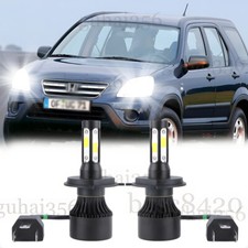 LED for Honda CRV 1997-2004 Headlight Kit H4 9003 6000K White Bulbs Hi/Low Beam