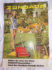 original ZÜNDAPP  Prospekt 1978 RASENMÄHER Programm 2 Stern 5 Stern