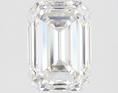 2.06 Carats EMERALD Cut IGI Certified Lab Grown CVD Diamond F Color VVS2 Clarity