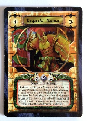 マジック：ザ・ギャザリング Anvil of Despair | L5r - sealed 46 pack Togashi Yama L5R Legends of the Five Rings CCG Anvil of