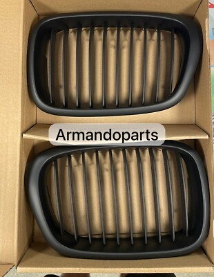 BMW E90 00-03 Radiator grille radiator grille front Black, MATT SET 51132005262