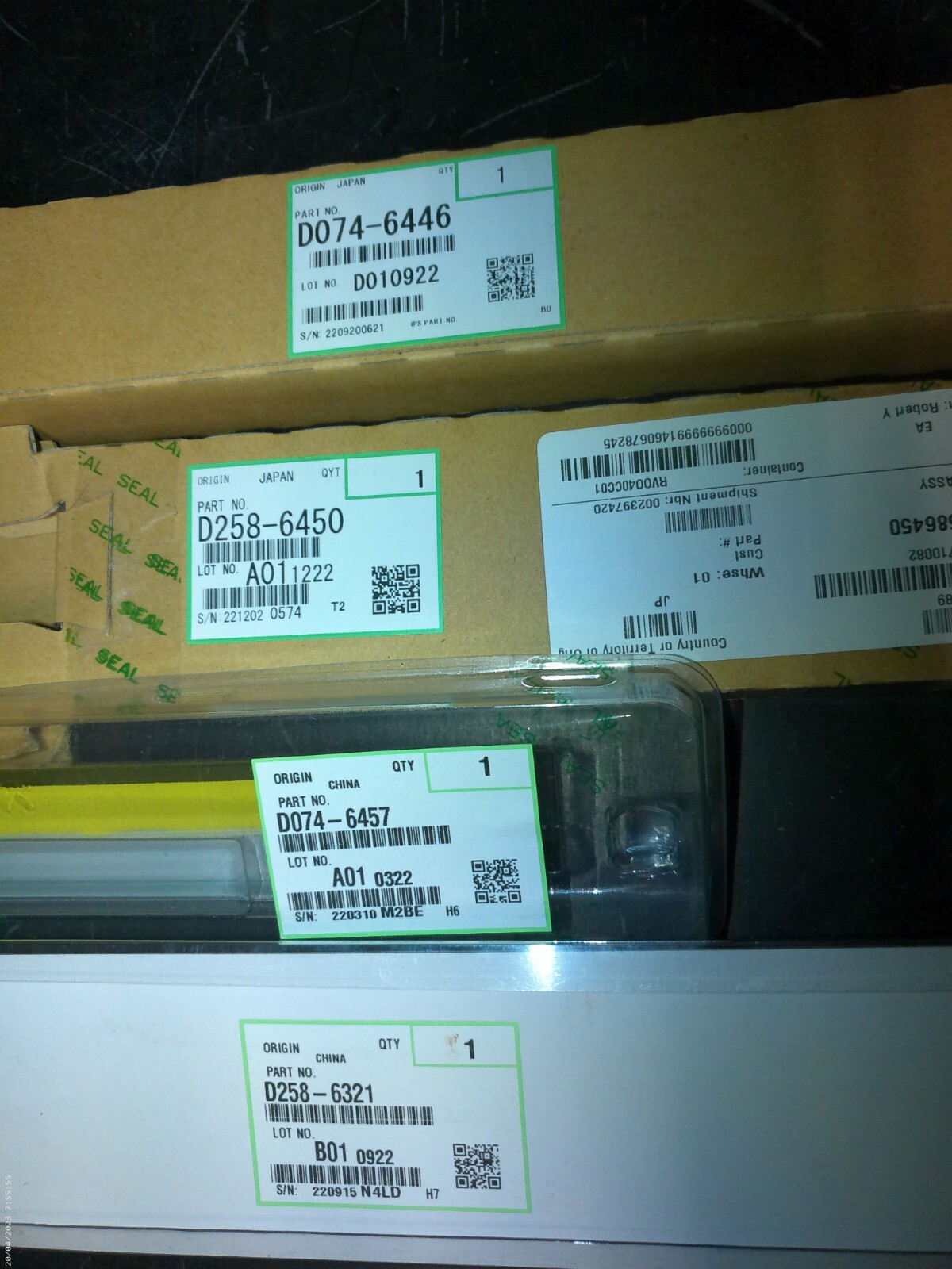 Genuine Ricoh PMD257500K ( D074-6457 D258-6450 D0BX-6446 D258-6321 