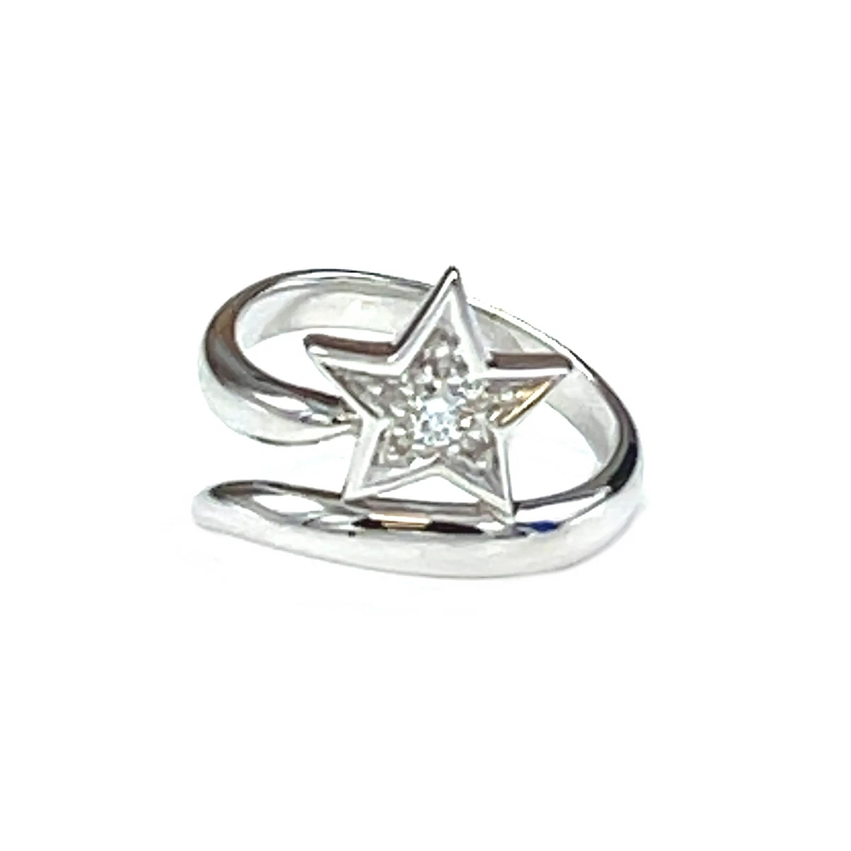 Chanel Diamond Star Ring in 18k Gold eBay