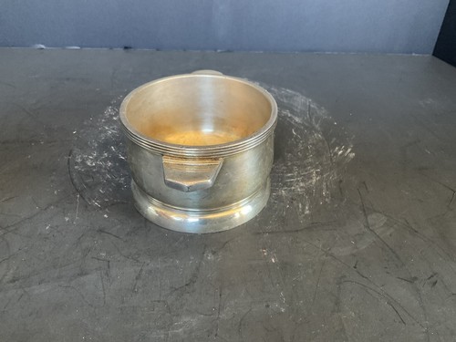 ANTIQUE ASA LINES Silver Soldered Sugar BOWL TRAIN OR SHIP ? - Picture 4 of 7