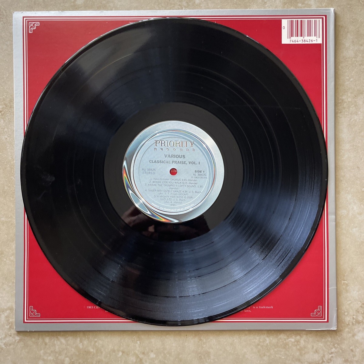 Various - Classical Praise Vol. 1 - 1983 CBS Inc. AL 38426 - 33RPM