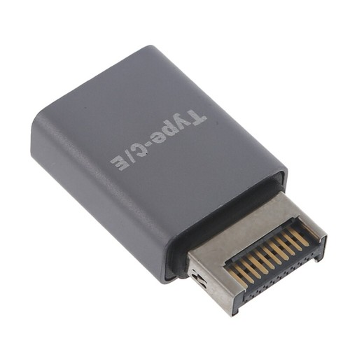 Type E Male to Type C Female Adapter for Computer Motherboard Front Panel Header - Afbeelding 6 van 8