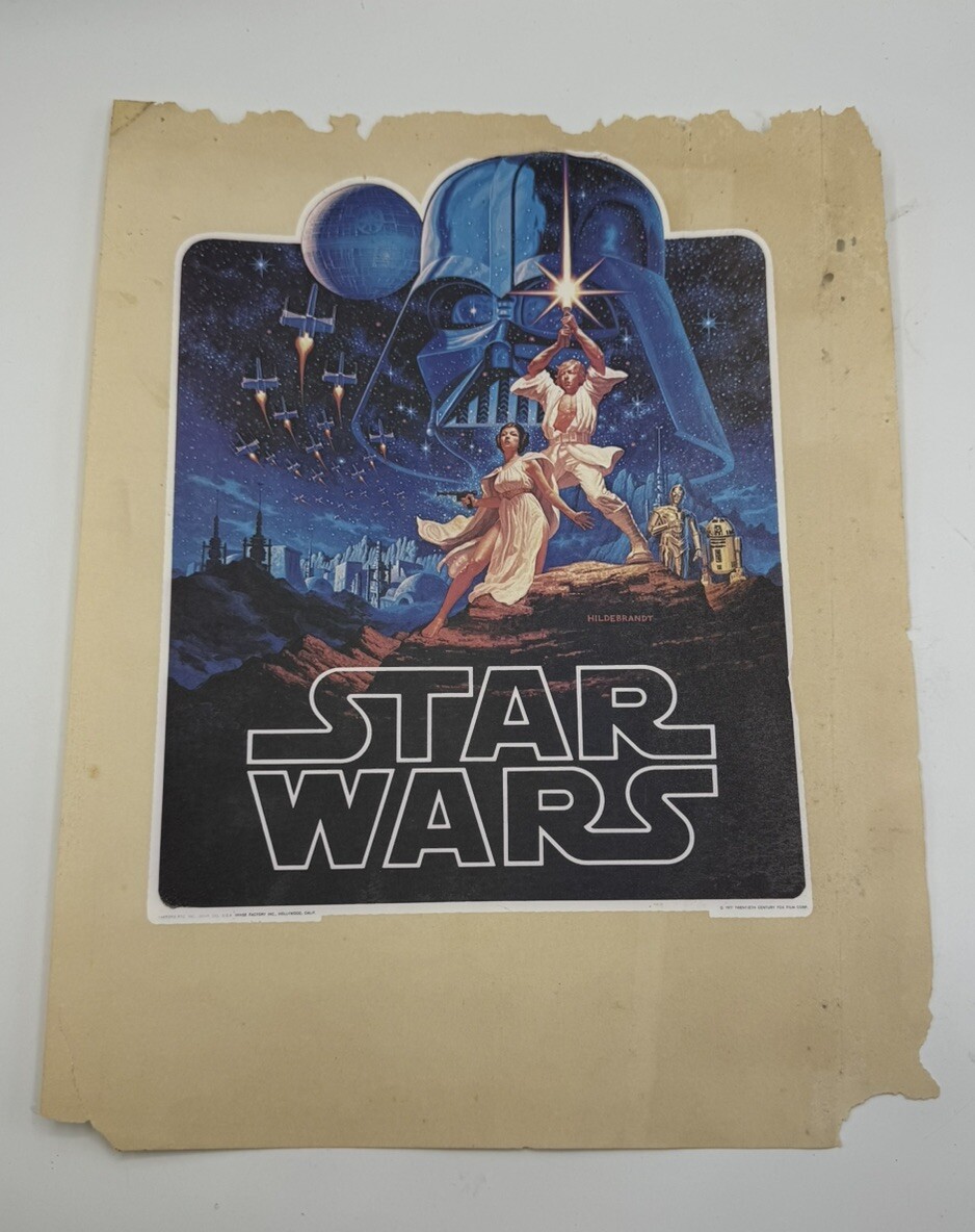 1977 スターウォーズ ドイツ版 ビンテージ ポスター 当時物 アンティーク 1977 スターウォーズ ドイツ版 ビンテージ ポスター 当時物