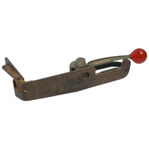 Red Handled SIGNODE Model ST Tensioner Size 3/8" TO 3/4" Good Condition - Imagen 4 de 5