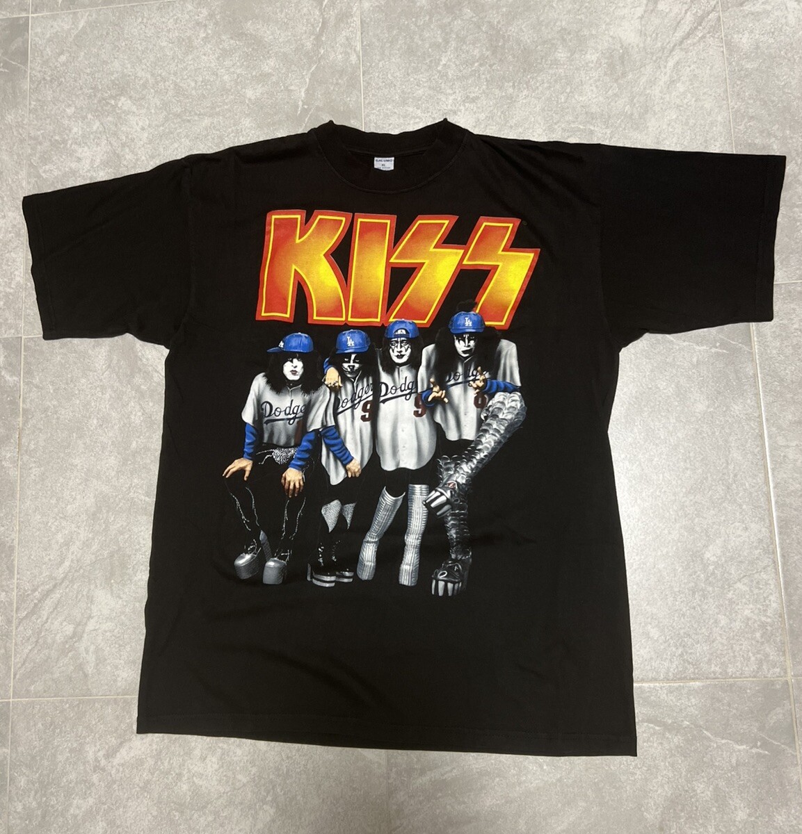 Rare Vintage 1998 Kiss Dodger Rock Stadium Size Large… - Gem
