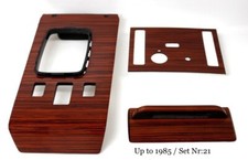 MERCEDES W107 R107 Zebra Wood Interior Set Genuine Zebrano OEM Quality Veneer