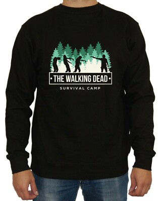 TWD Survival Camp Sweater Horror Dead Fun Kult Monster Zombie Rick Serie Wakling