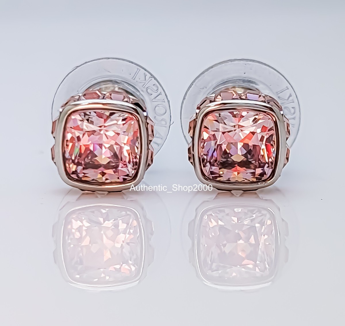 New 100% SWAROVSKI Rhodium Pink Crystals June Birthstone New 100% SWAROVSKI Rhodium Pink Crystals June Birthstone