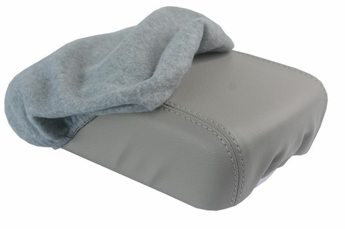 Console Lid Armrest Cover Protector Fleece for Kia Optima 2009-2010 Gray - Picture 3 of 9