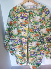 halloween Scrub Top Ghost mobile large long Sleeves