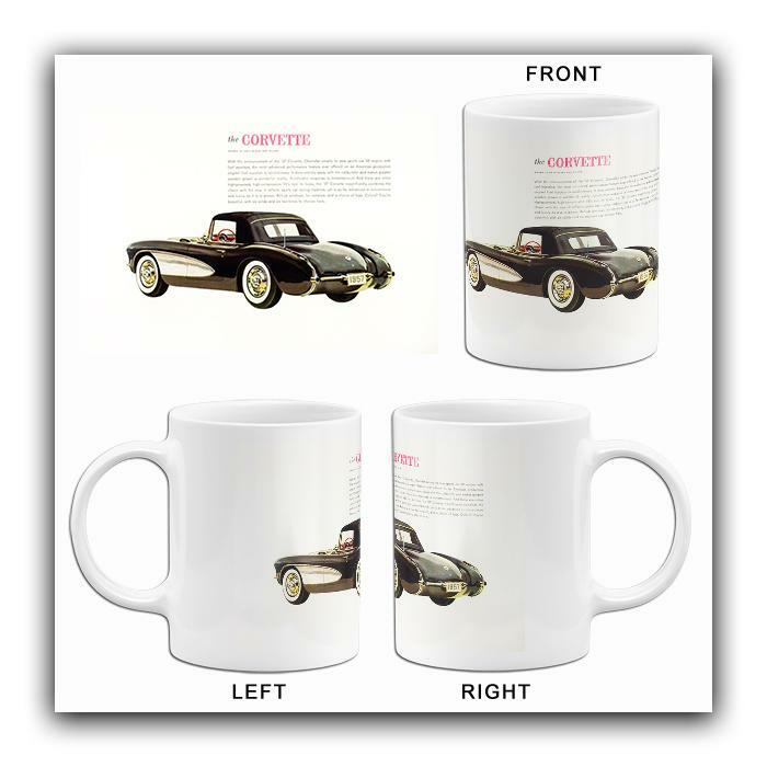1957 Chevrolet Corvette - Promotional Advertising Mug