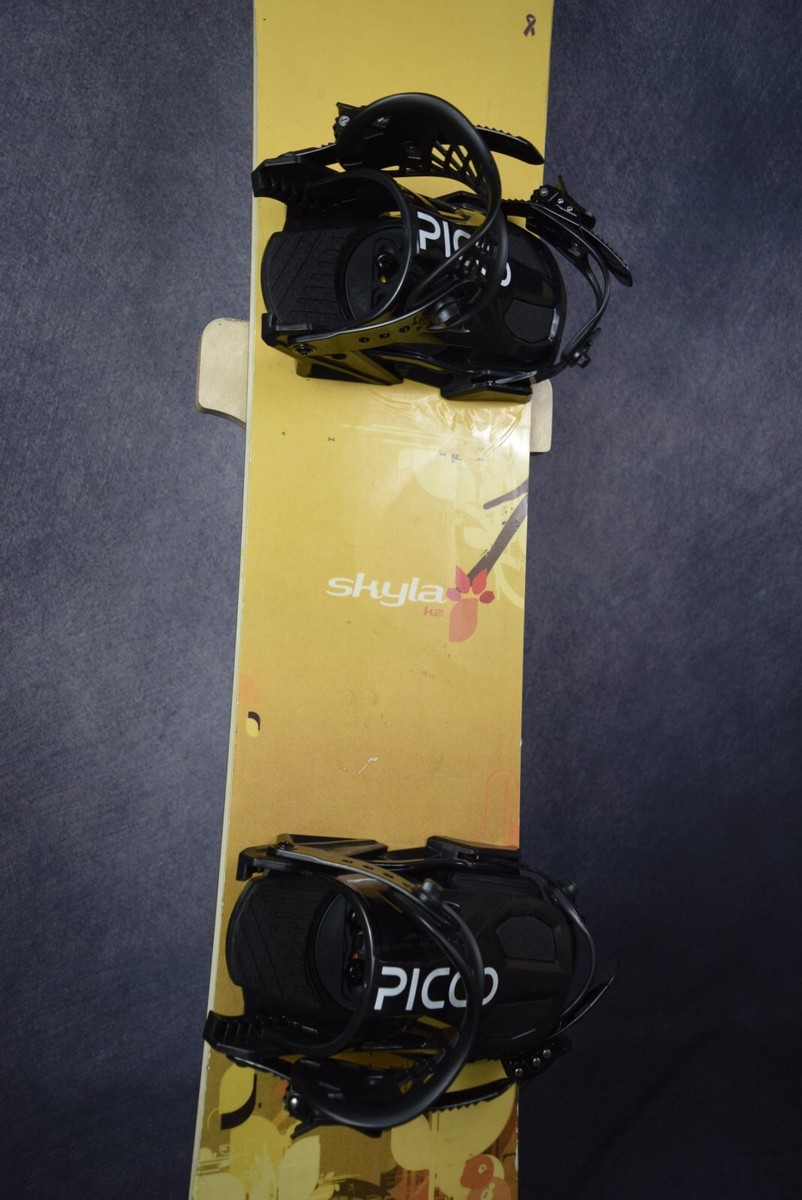 K2 SKYLA SNOWBOARD SIZE 147 CM WITH NEW PICCO MEDIUM K2 SKYLA SNOWBOARD SIZE 147 CM WITH NEW PICCO MEDIUM