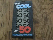 Still Cool At 50 Flexible Ice Cube Tray  Gag Gift Over The Hill- New