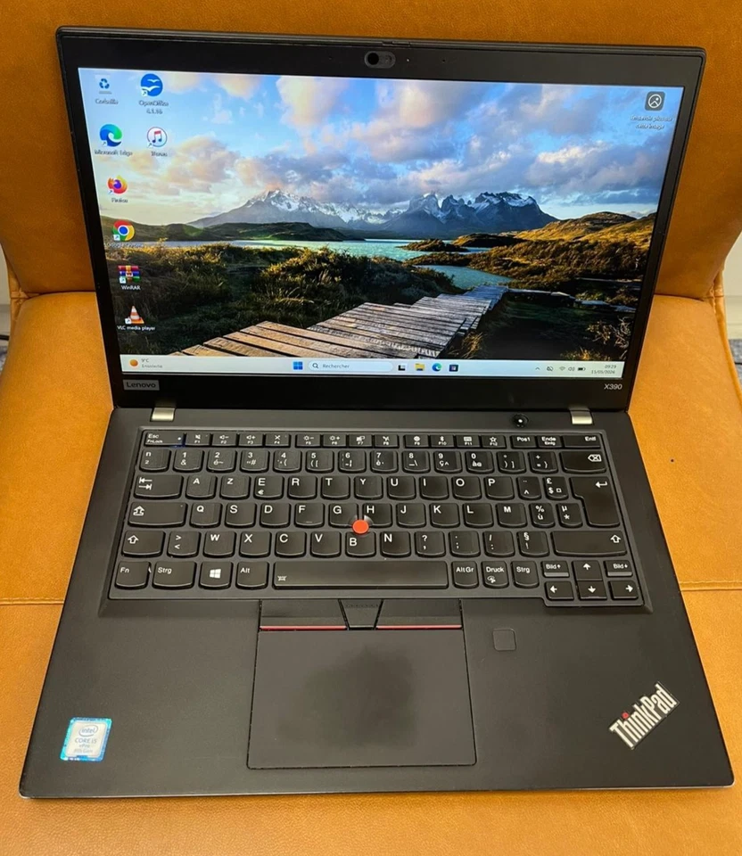 Lenovo ThinkPad X390 · i5-8350U · 8GB · 240GB, photo 1 sur 5