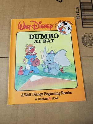 Dumbo At Bat (Walt Disney Beginning Reader Volume 8 1986 HC Fun-to-Read Library