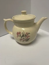 Vintage Enterprise Aluminum Co. Drip-O-Lator Floral China Coffee & Tea Pot