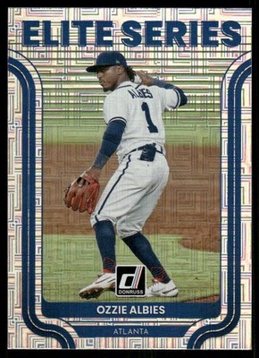 2022 Donruss Elite Series Vector #12 Ozzie Albies - BB