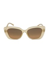 CHANEL Sunglasses, Plastic, CRM, Brown, Women's, 5504-A Used