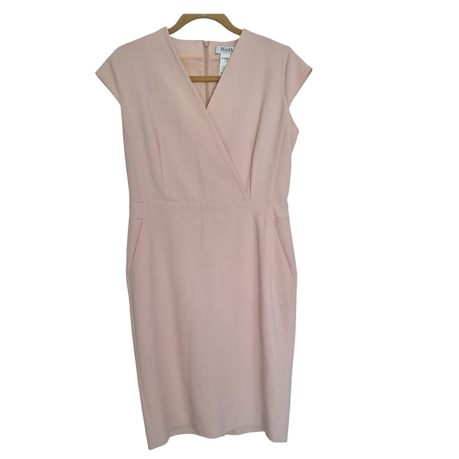 Max Mara Weekend Rose Pink  Midi Dress size 12