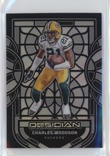 2024 Panini Obsidian Black Stained Glass Charles Woodson #7 HOF