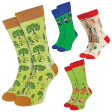 Gardening Novelty Cotton Socks for Adults