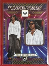 2025 Panini Donruss WNBA - Tunnel Vision Arike Ogunbowale #4 Press Proof Purple