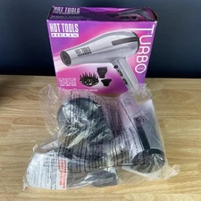 Hot Tools Helix Turbo Ionic Tourmaline Salon Dryer 1875w Gray