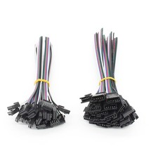 JST SM 5PIN Plug Male To Female EL Wire Cable Connector LED Strip 20 Pairs