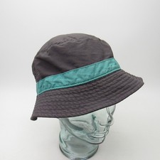 Patagonia Bucket Hat Gray Teal Boonie Sun Outdoor Camping Nylon