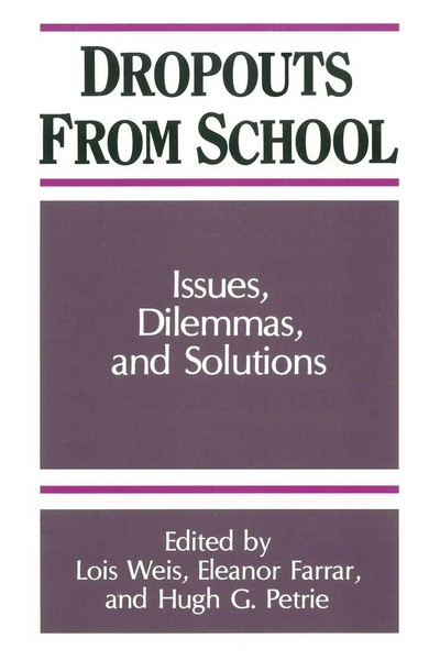 Lois Weis (U. A.) | Dropouts From Schools | Taschenbuch | Englisch (1989)-image