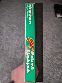 Las Vegas Poker and Blackjack Intellivision Game 1979 CIB! White Label! Tested!