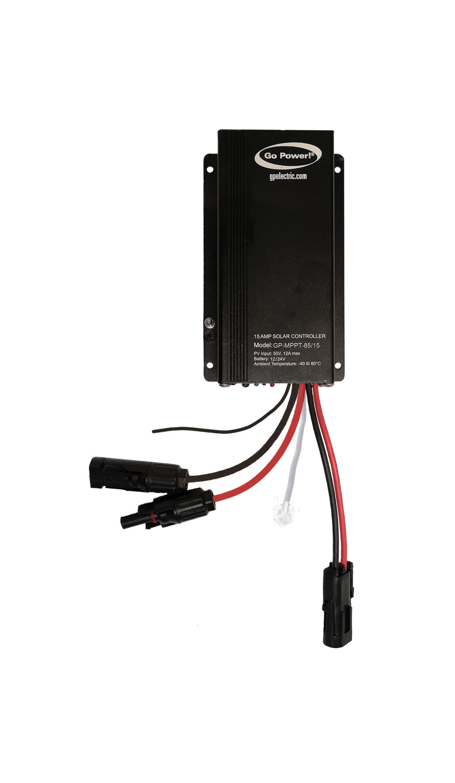 Go Power! 15 Amp MPPT Solar Charge Controller (IP68)