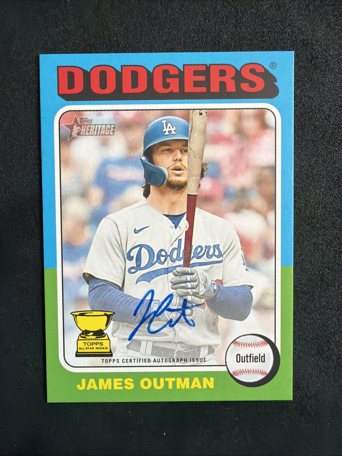 2024 Topps Heritage - Real One Autographs James Outman #ROA-JO (AU)