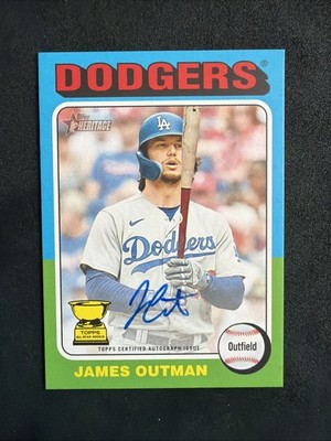 2024 Topps Heritage - Real One Autographs James Outman #ROA-JO (AU)