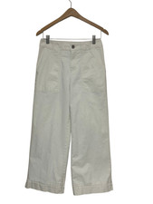 Nili Lotan Womens Cream Wide Leg Dress Pants Size: 2